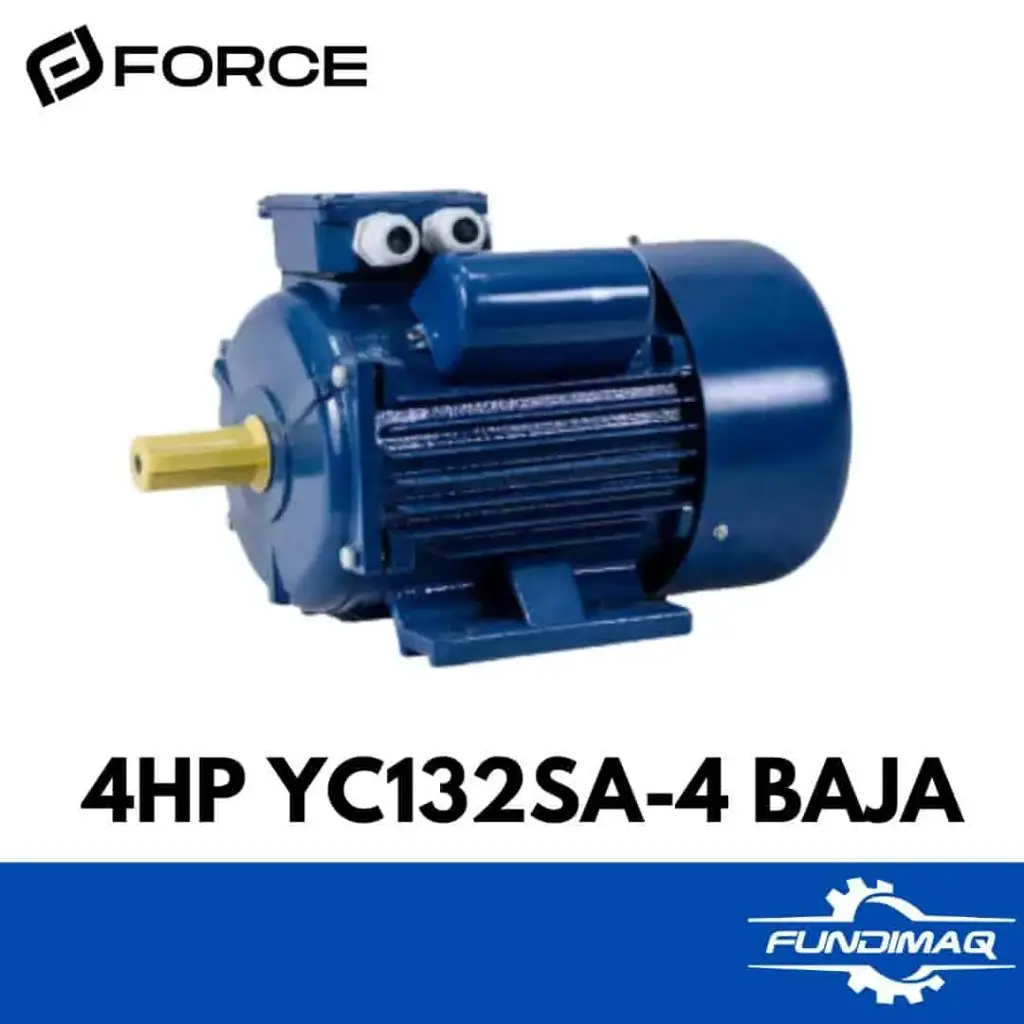 MOTOR 4HP YC132SA-4 FORCE MONOFÁSICO BAJA