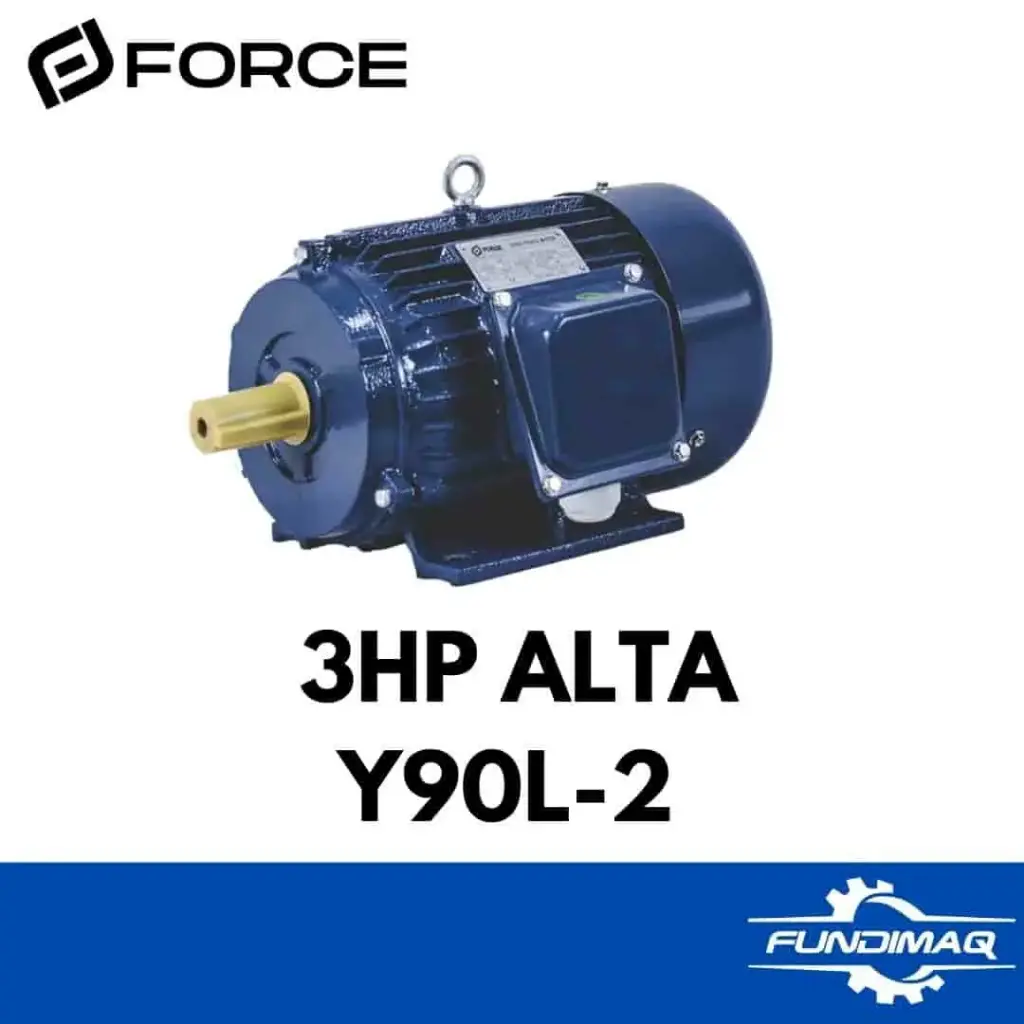 MOTOR 3HP Y90L-2 FORCE TRIFÁSICO ALTA