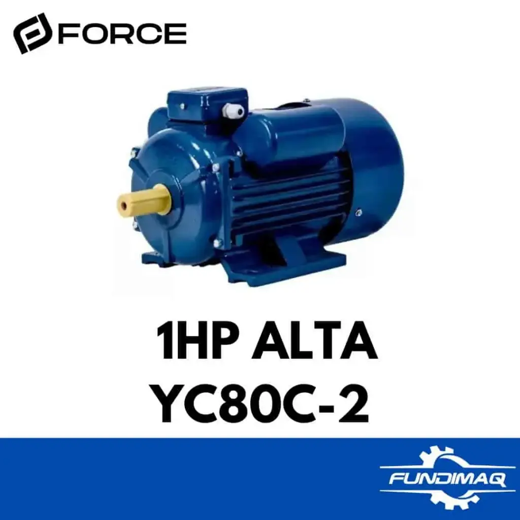 [YC80C2] MOTOR 1HP YC80C-2 FORCE ALTA MONOFÁSICO