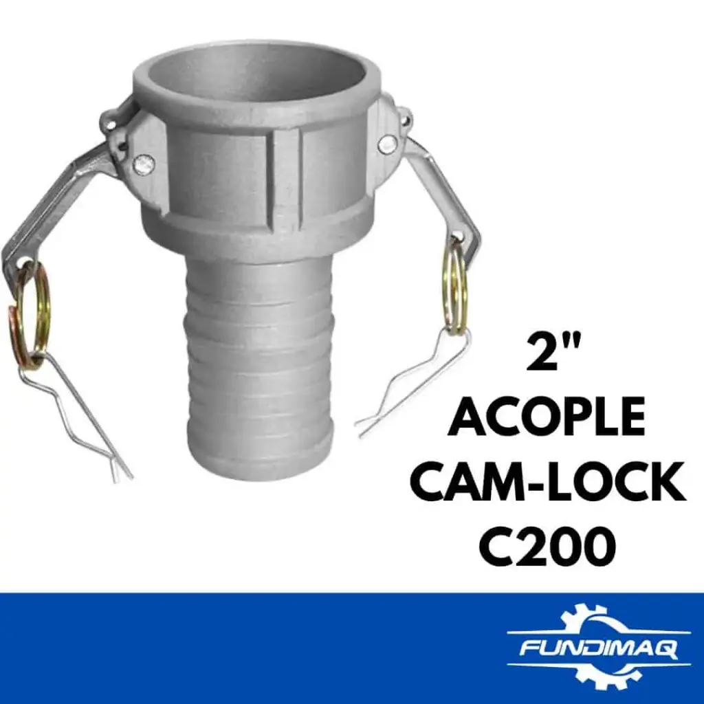 ACOPLE CAM-LOCK C200 2" ALUMINIO