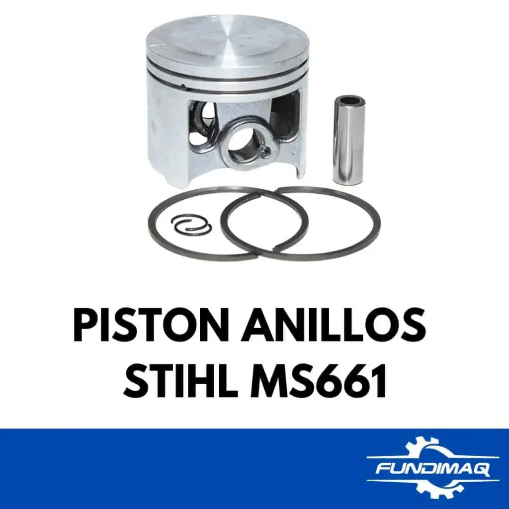 SET PISTON MS661 ANILLOS