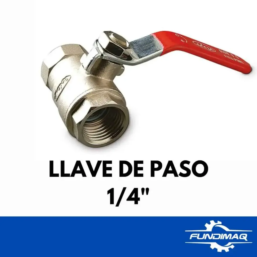 LLAVE DE PASO 1/2" COMPRESORA