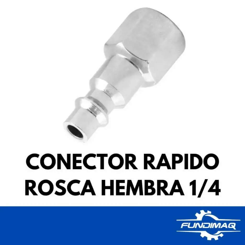CONECTOR RAPIDO ROSCA HEMBRA 1/4