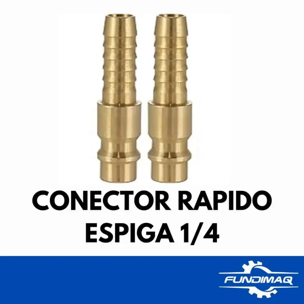 001 CONECTOR RAPIDO ESPIGA 1/4