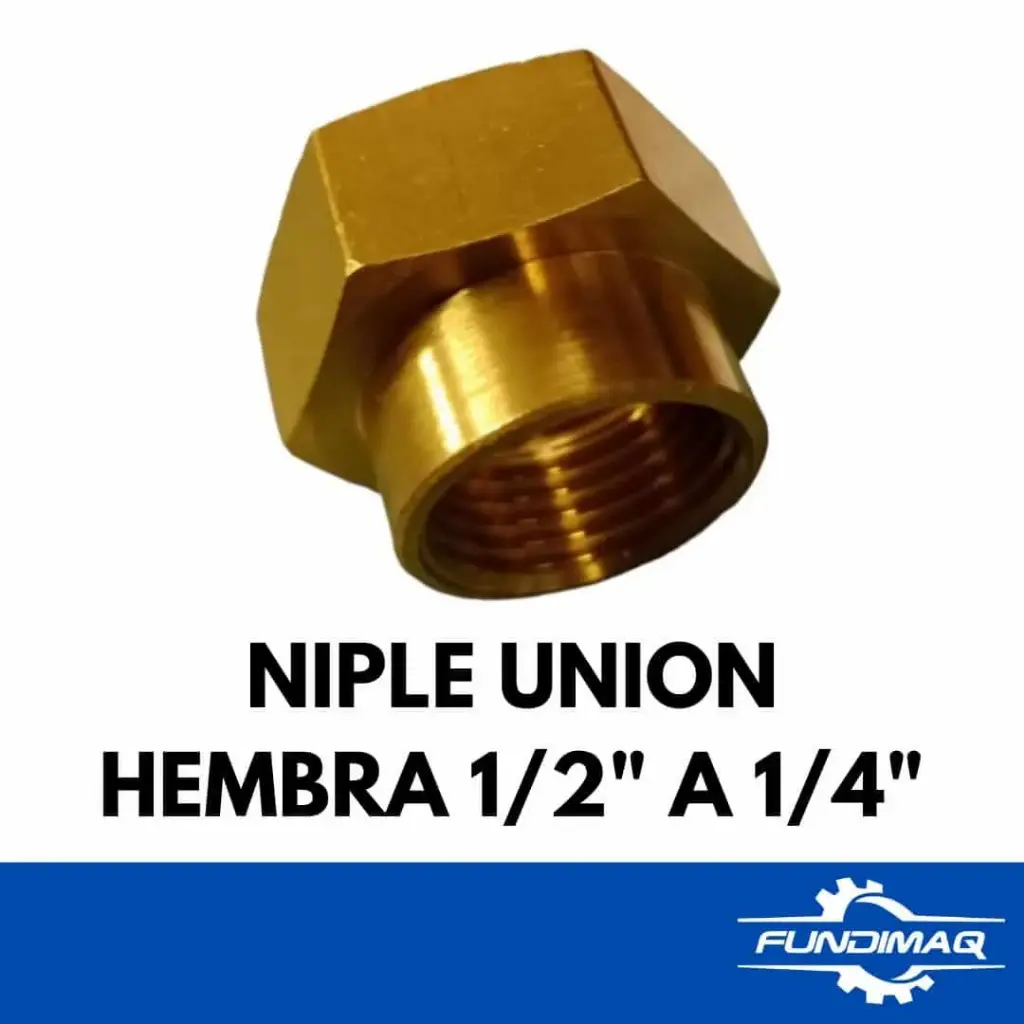 001 NIPLE UNION ROSCA HEMBRA 1/2-1/4