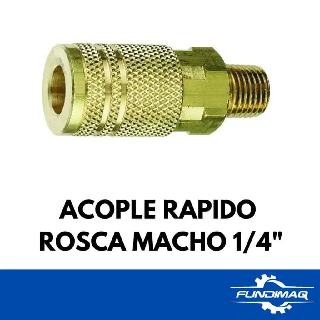 001 ACOPLE RAPIDO 1/4 ROSCA MACHO