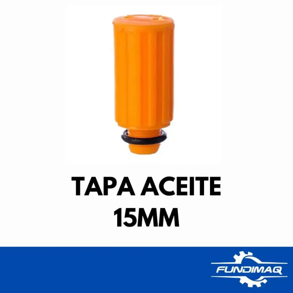 [500191] TAPA ACEITE 15MM COMPRESORA ORANGE