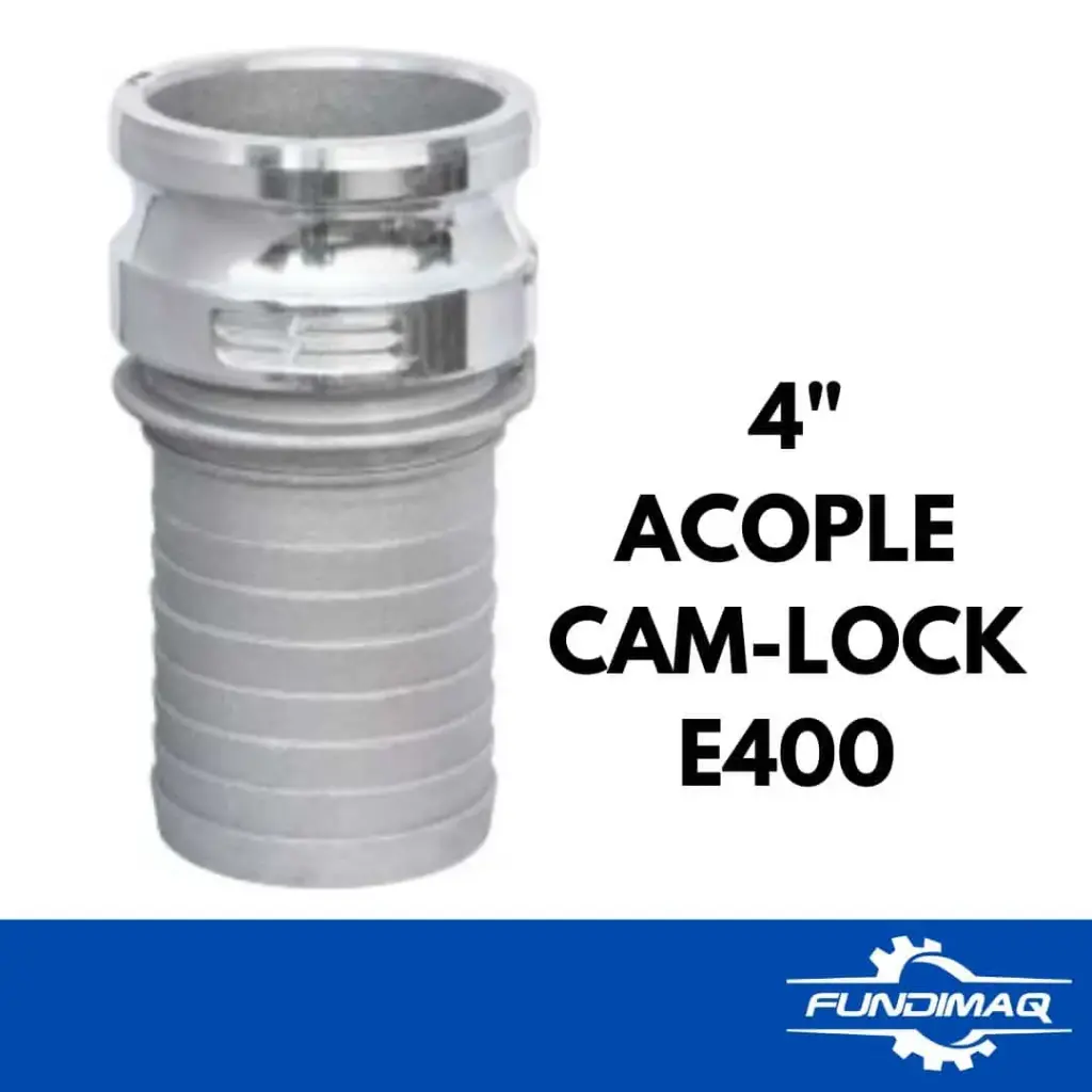 [400754] ACOPLE CAM-LOCK E400 4" ALUMINIO