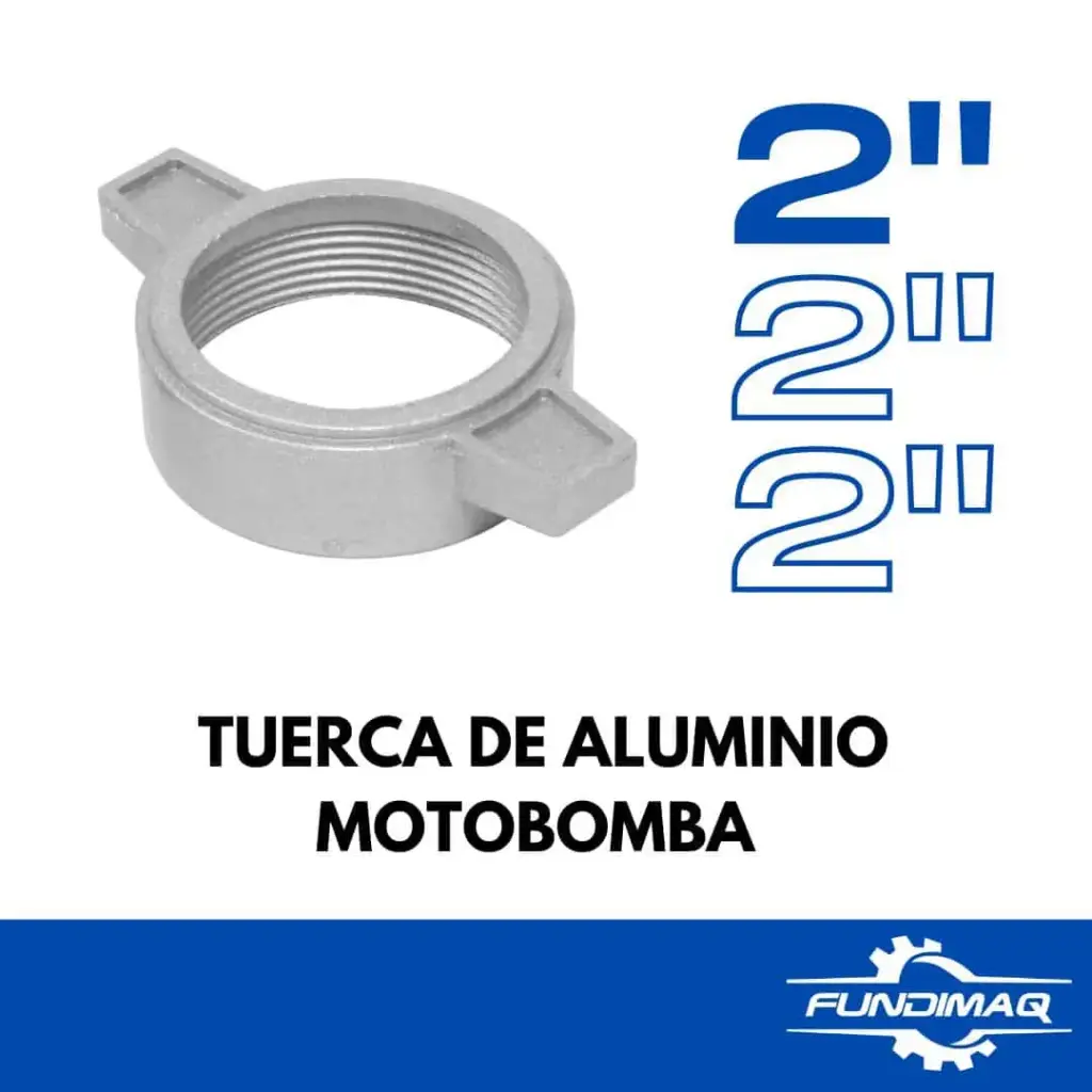 TUERCA 2" DE NIPLE ALUMINIO