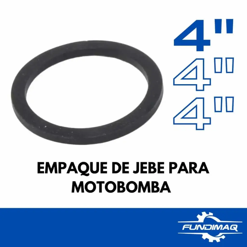 EMPAQUE DE JEBE 4"