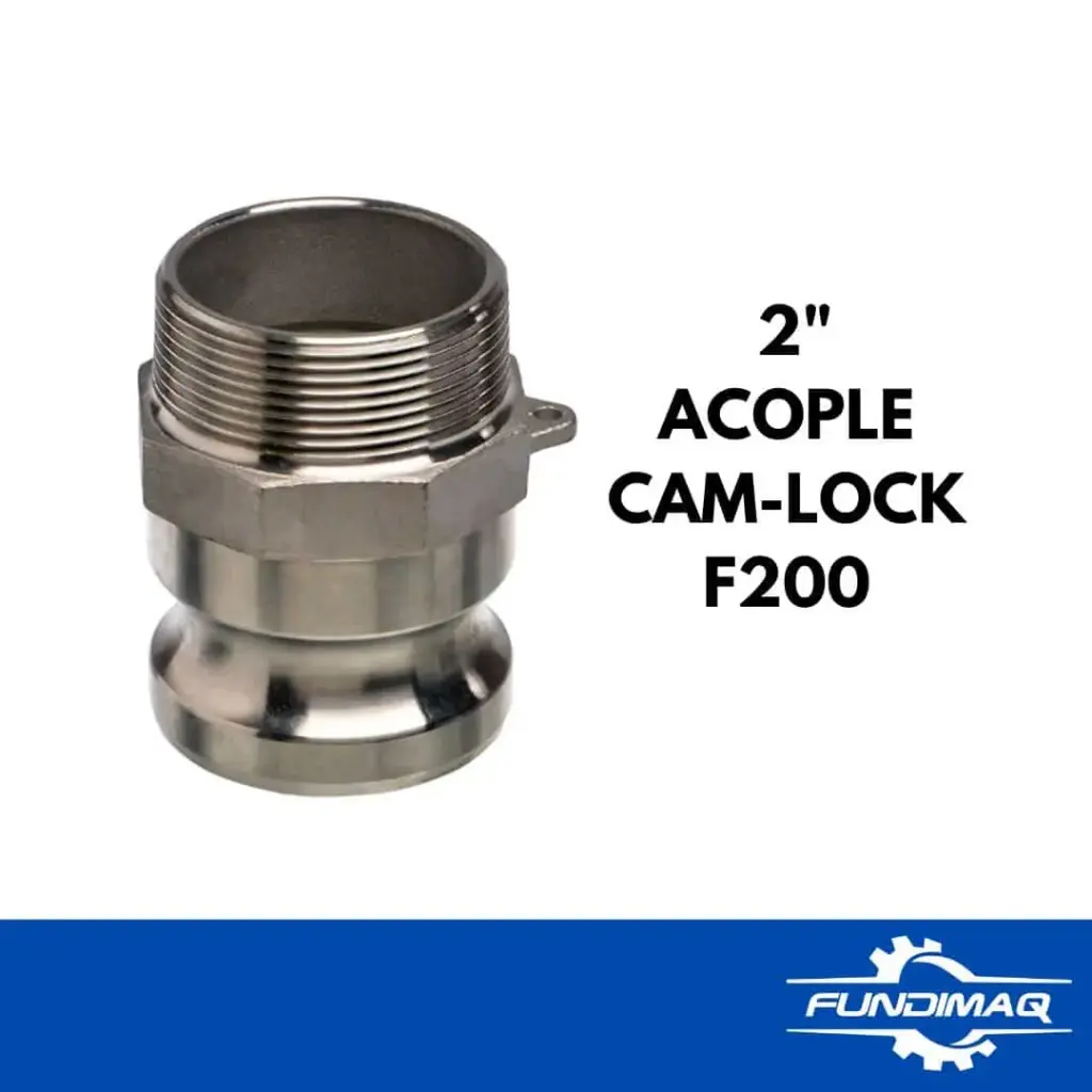 002 ACOPLE CAM-LOCK F200 2" ALUMINIO