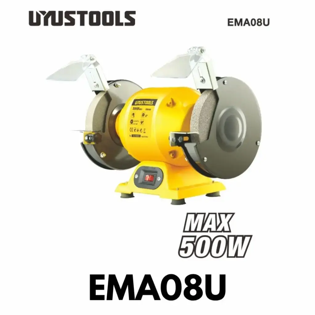 [EMA08U] ESMERIL BANCO 8" 500W UYUSTOOLS POWER EMA08U