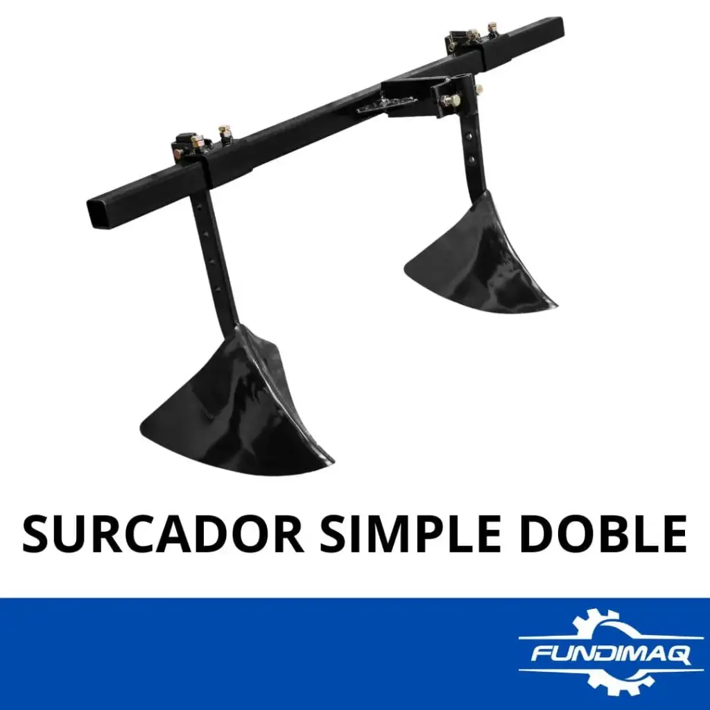 SURCADORA SIMPLE DOBLE PARA MOTOCULTOR