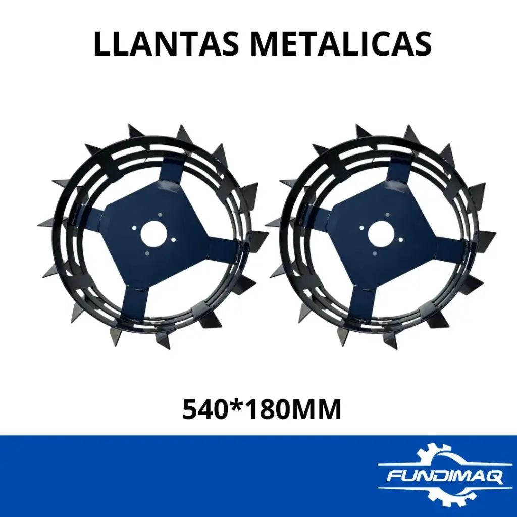 LLANTAS METALICAS PAR 540X180 PARA MOTOCULTOR