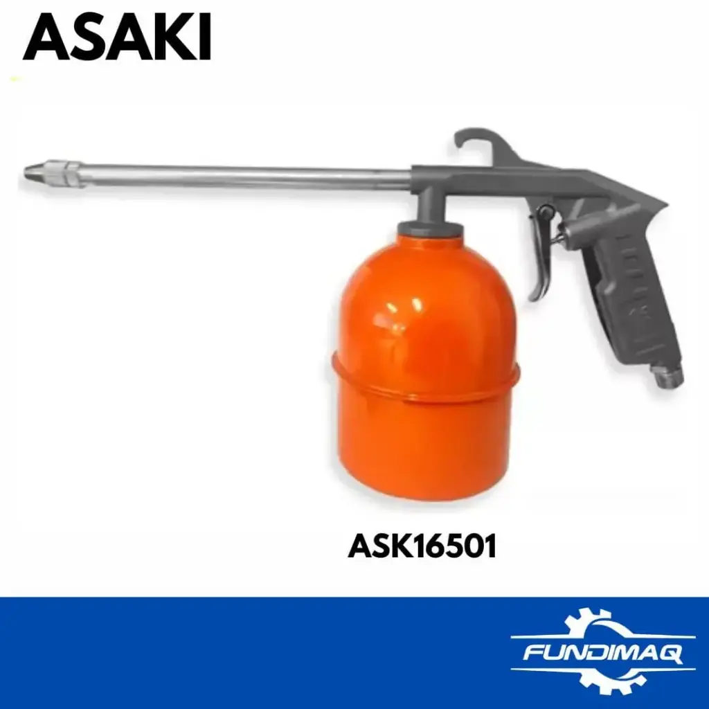 [ASK16501] PISTOLA METALICA PULVERIZADORA 1000ML ASAKI ASK16501
