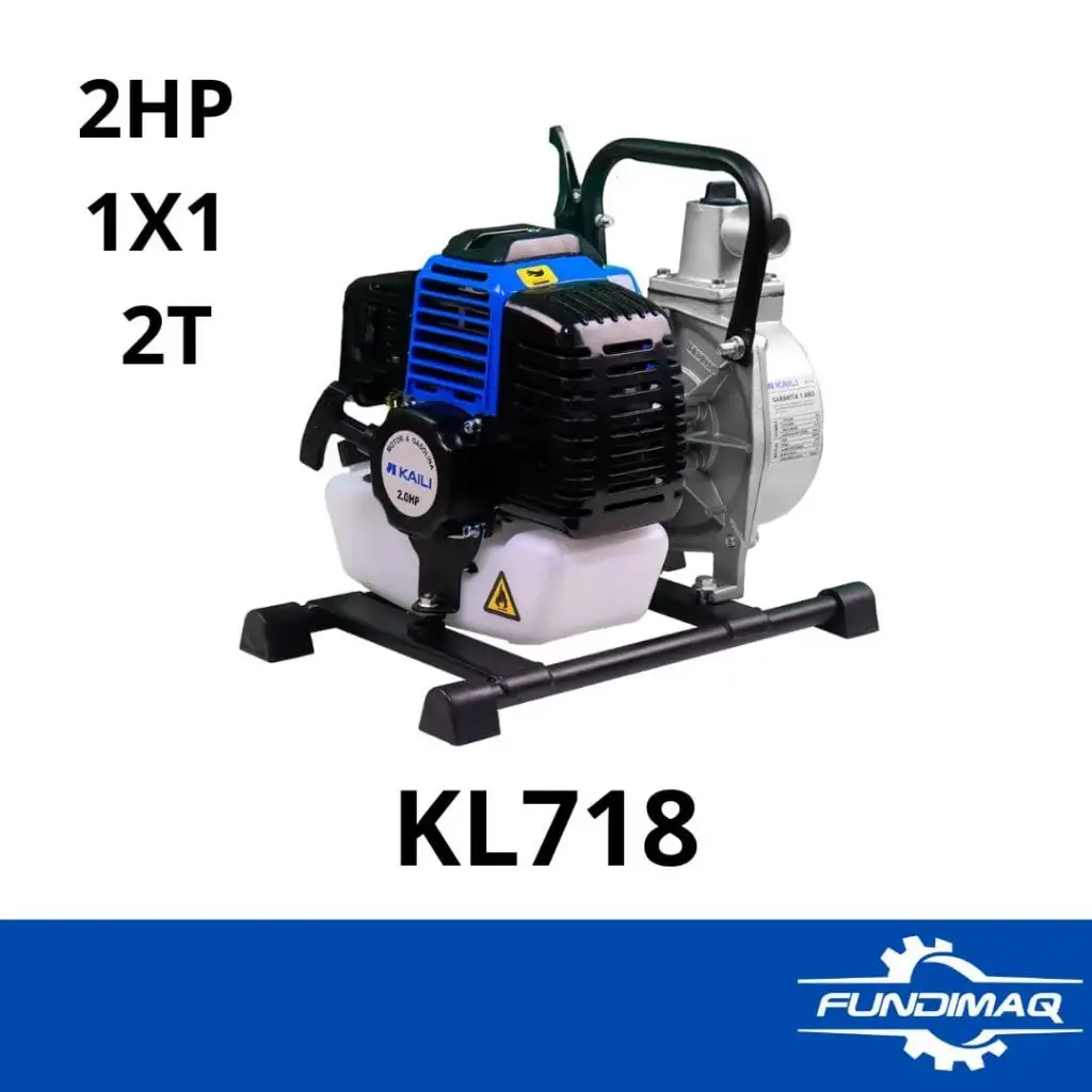 MOTOBOMBA KAILI 1" 2T 2HP KL718