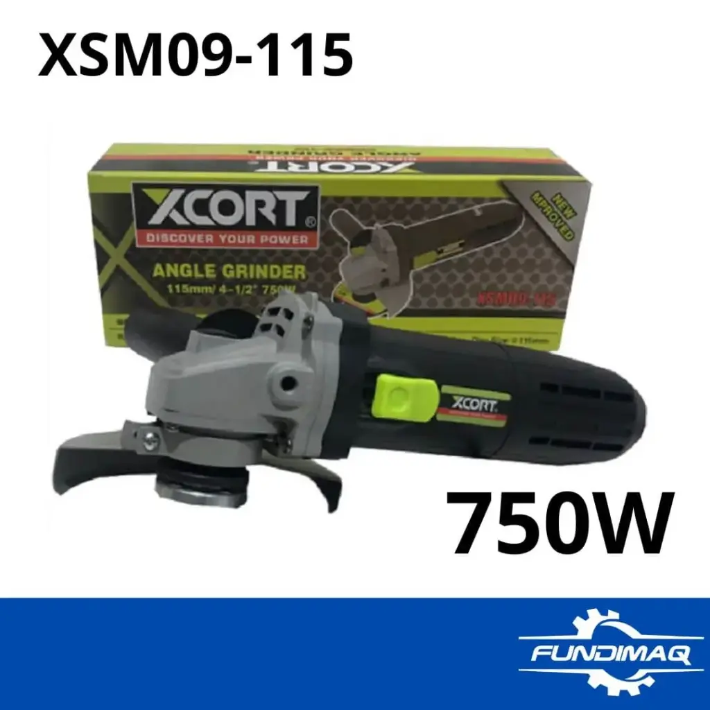 AMOLADORA ANGULAR 4.5" 750W XCORT XSM09-115