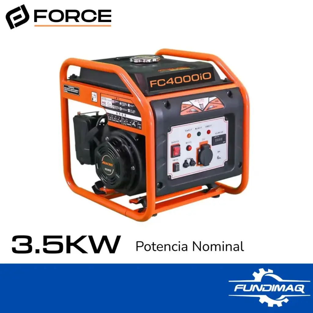 GENERADOR FC4500io MAX 4KW NETO 3.5KW 220V FORCE