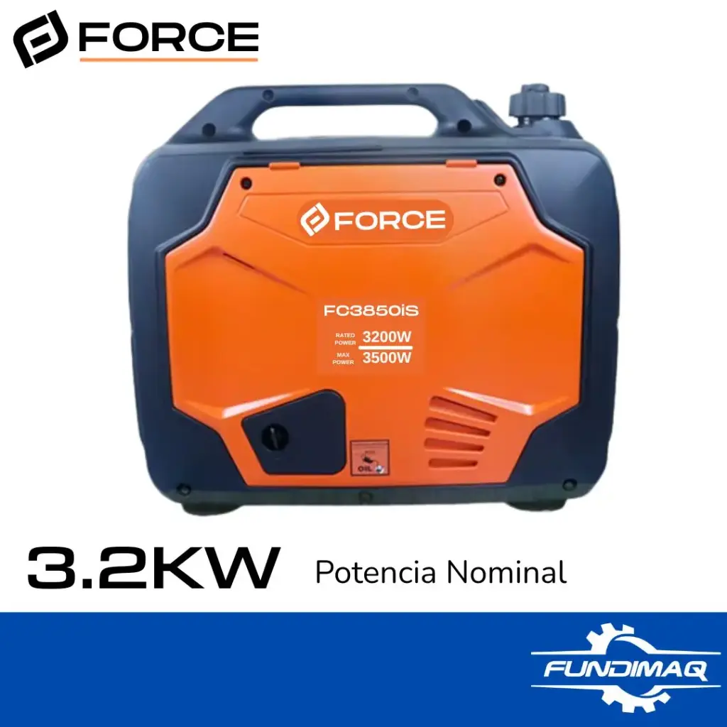 GENERADOR INVERTER FC3850iS MAX 3.5KW NETO 3.2KW 220V FORCE