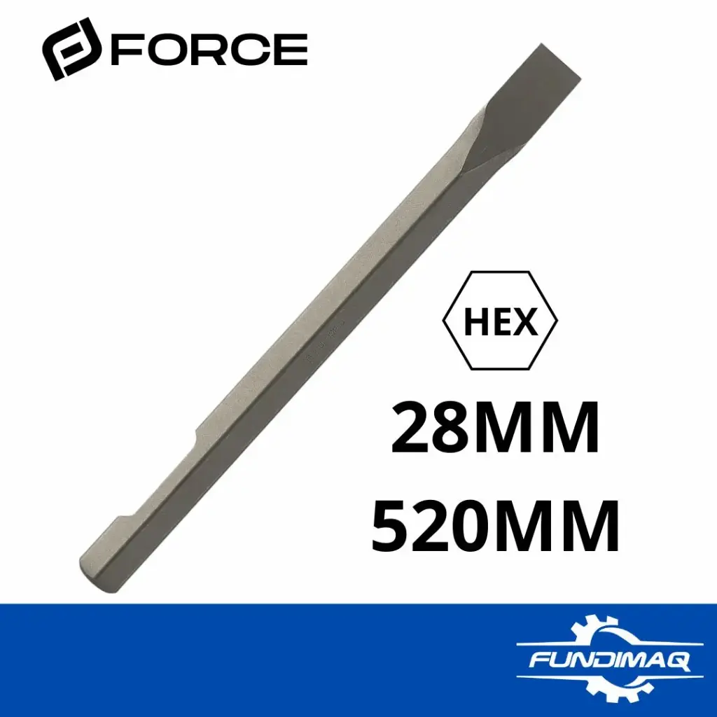 [CH28520PP] CINCEL HEX FORCE 28mm x 520mm PUNTA PLANA