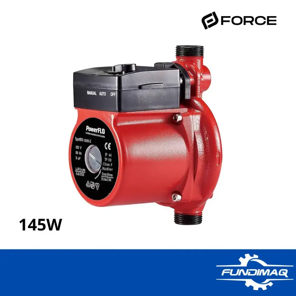 [LPA15110] ELECTROBOMBA PRESURIZADORA FORCE 145W 220V LPA15-110