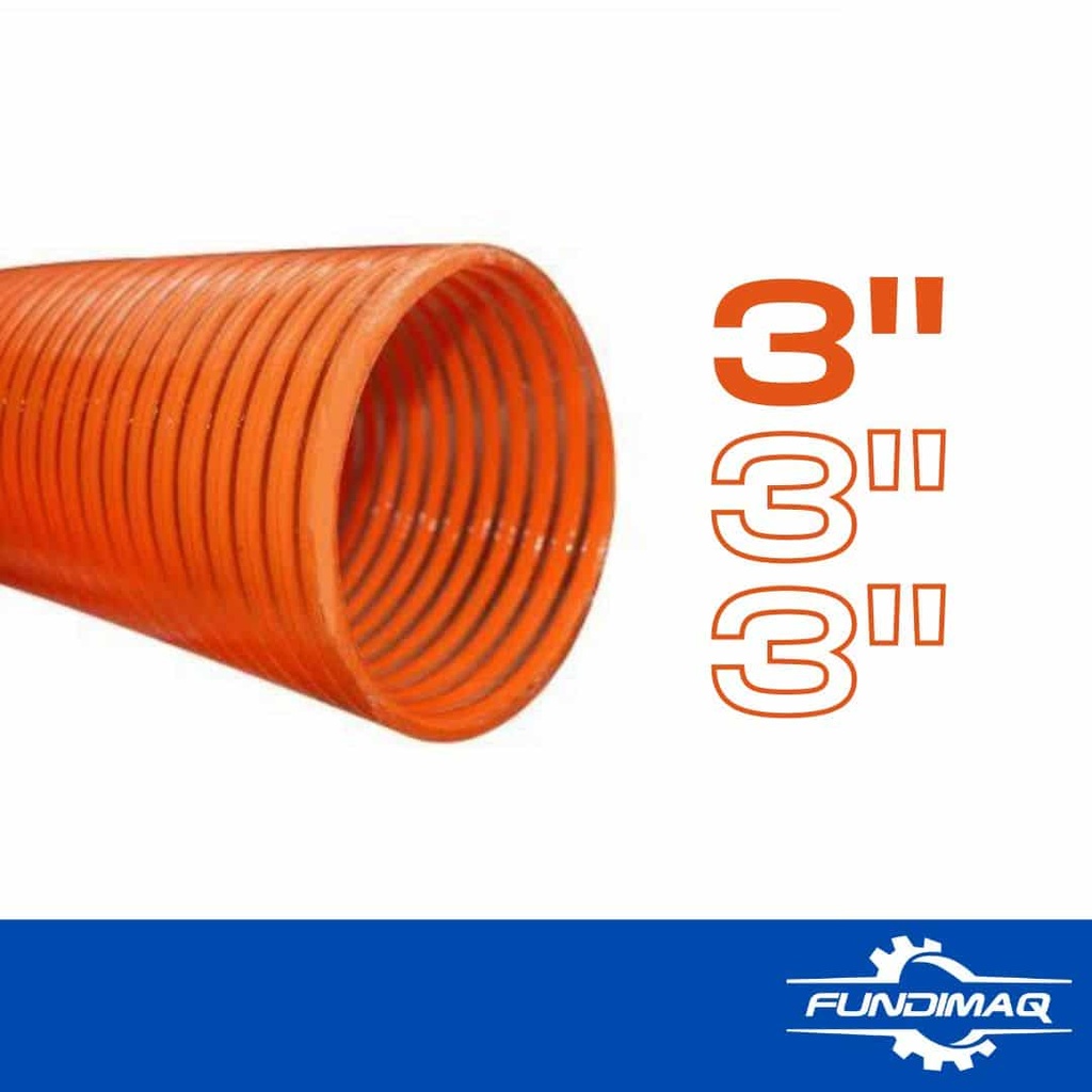 MANGUERA SUCCION 3" NARANJA HOSE
