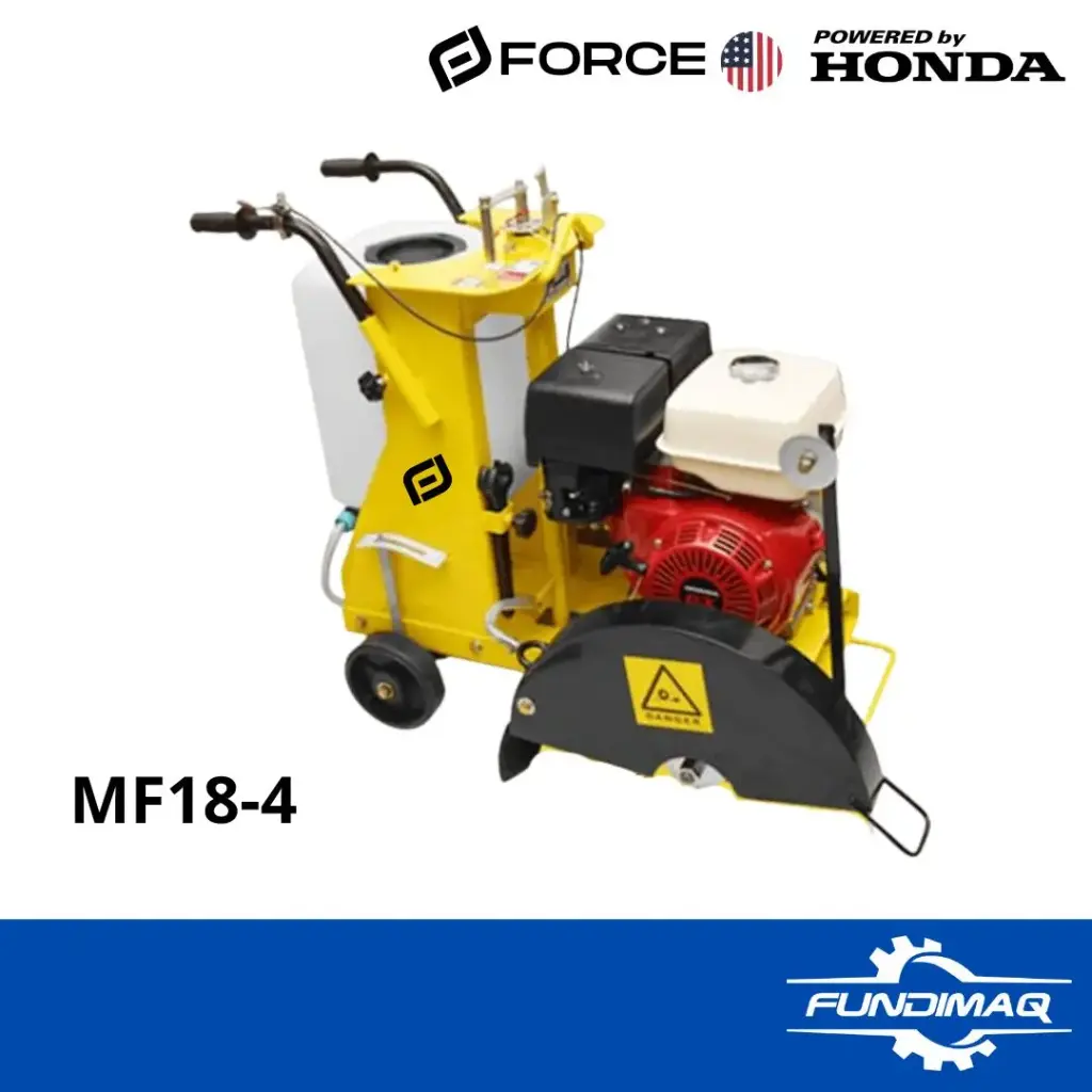 [MF18GX390] CORTADORA CONCRETO FORCE MOTOR HONDA GX390 MODELO MF18-4 SIN DISCO