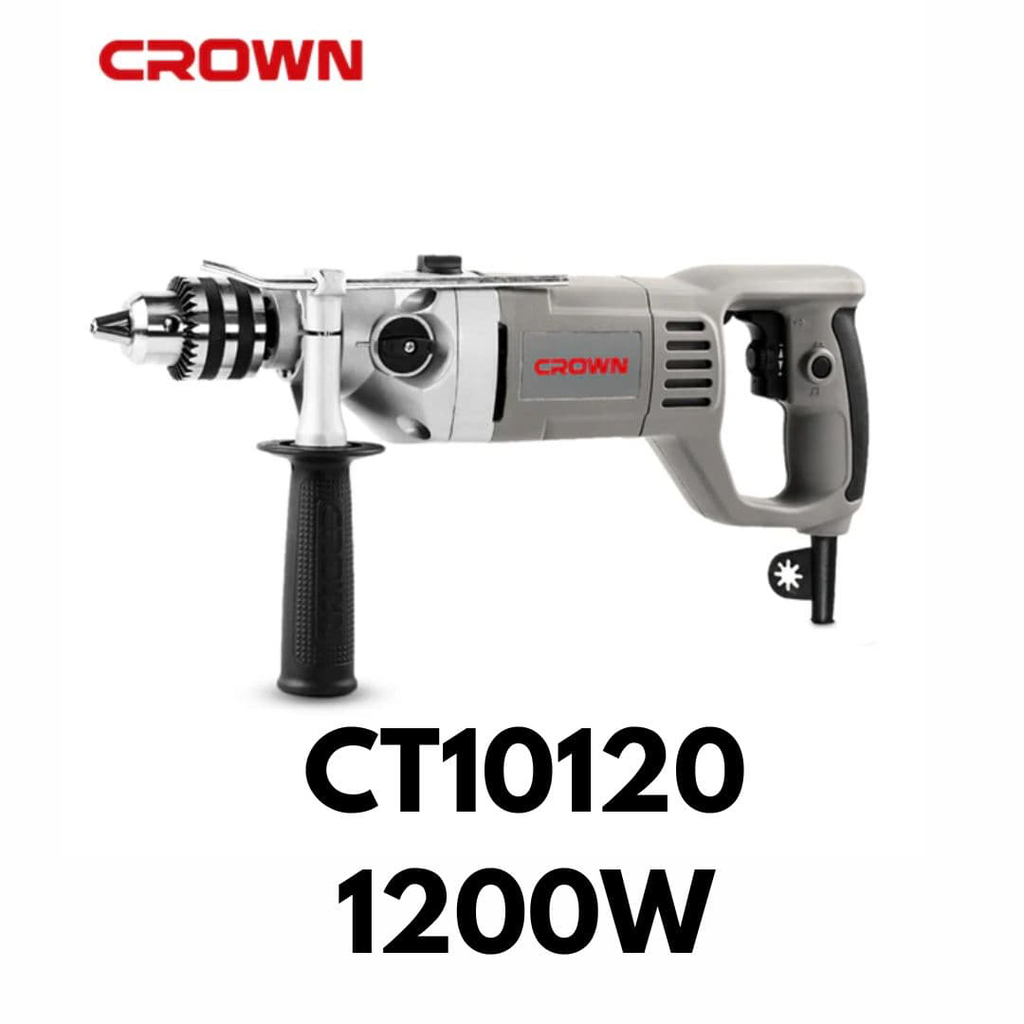 [CT10290] TALADRO PERCUTOR 1200W 5/8" CROWN CT10120