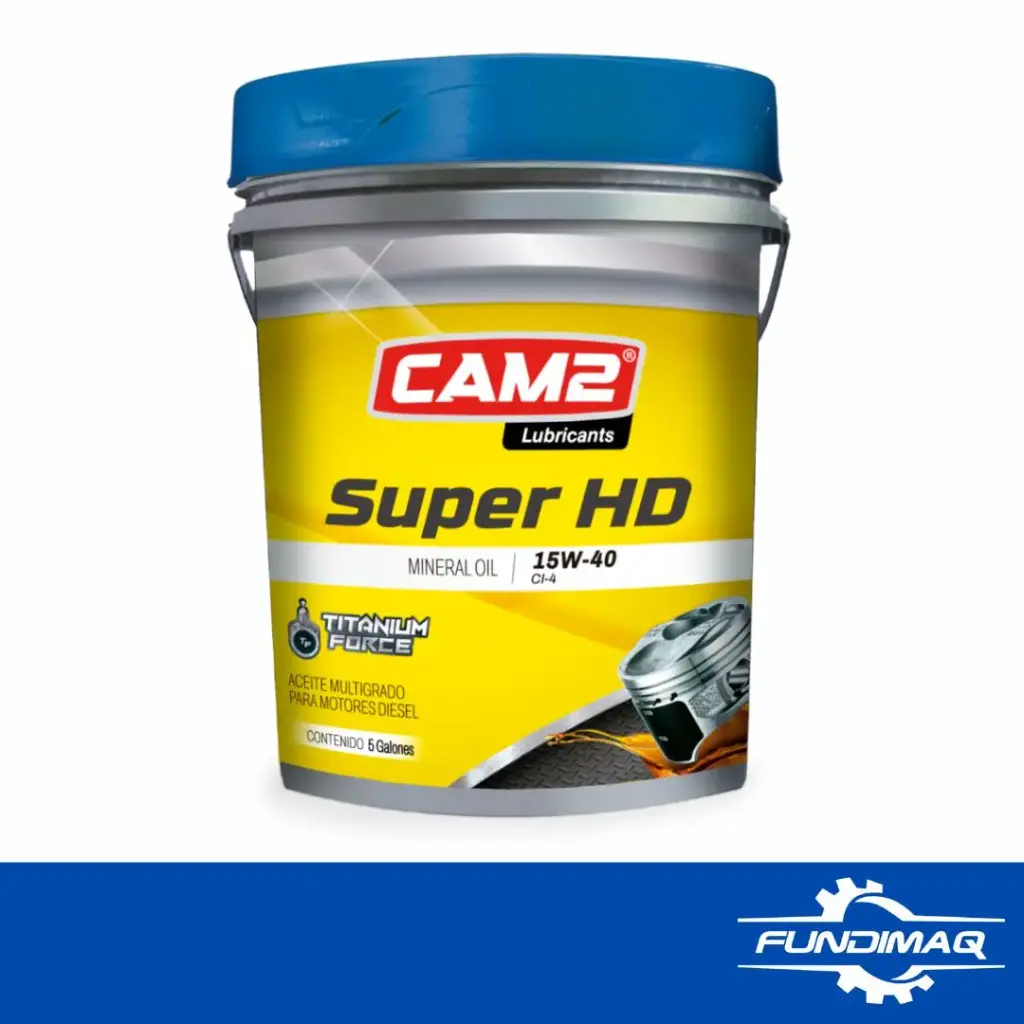 ACEITE SAE 15W40 CAM2 1 BALDE (5GL) SUPER TITANIUM 