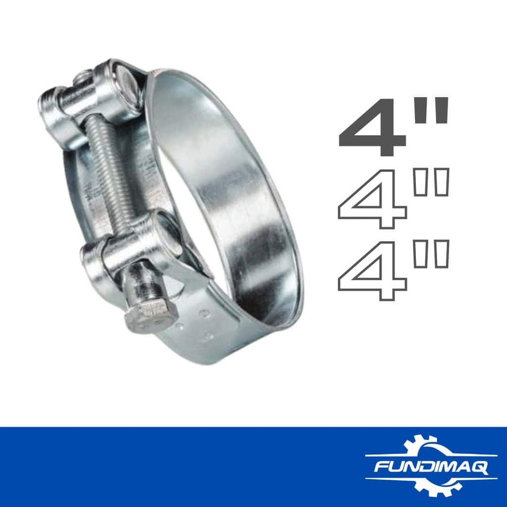 ABRAZADERA INDUSTRIAL 4" 24MM 110-118 W4