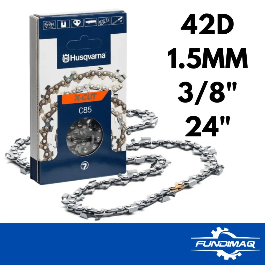 CADENA 42D HUSQVARNA 3/8" 1.5MM CUADRADA 24" H55/61/365