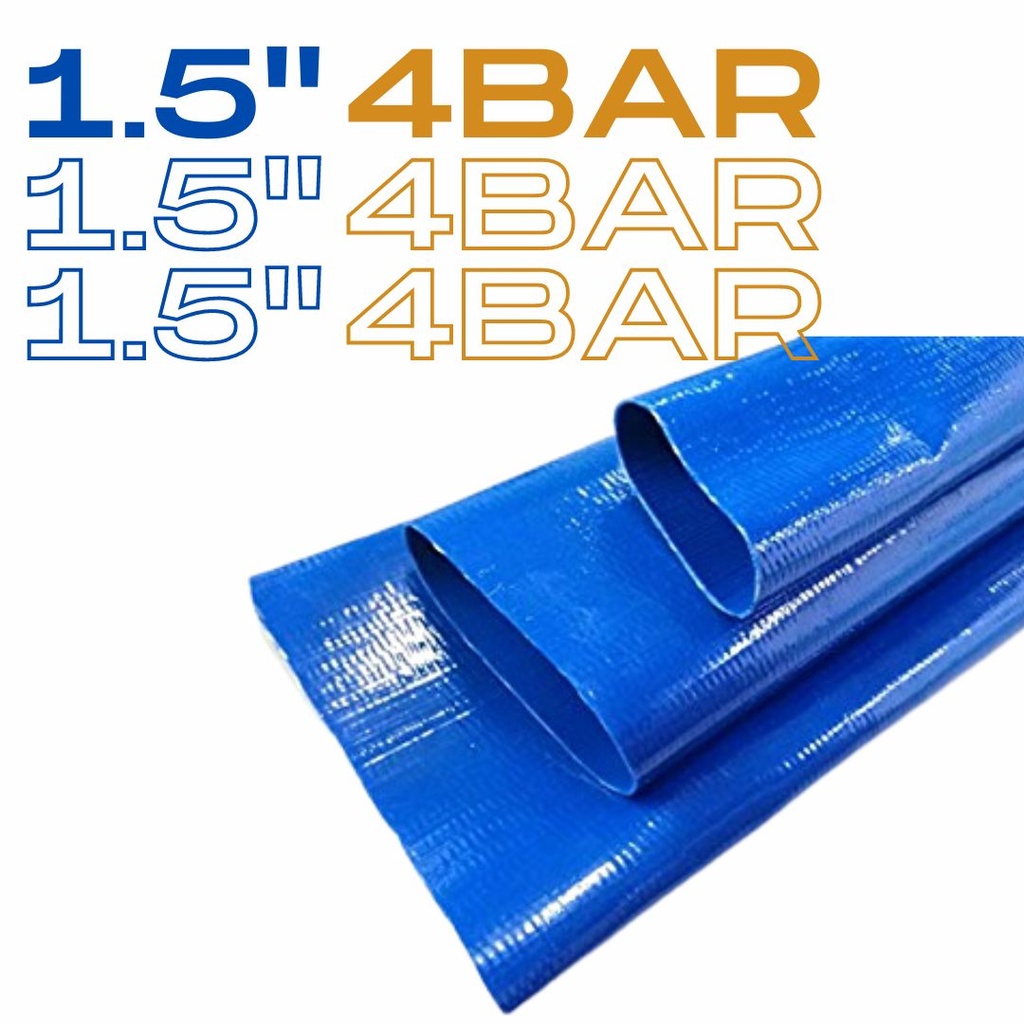 MANGUERA 1.5" 4BAR DESCARGUE PVC MDF154B