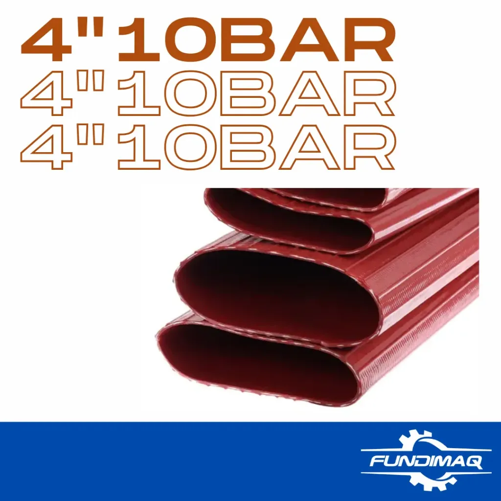 [BORP04SH] MANGUERA PLANA 4" 10BAR DESCARGUE PESADA
