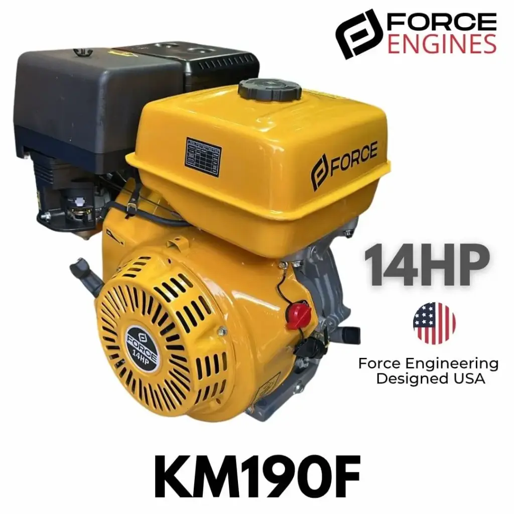 [KM190F] MOTOR FORCE 14HP KM190F GASOLINE YELLOW MEG013