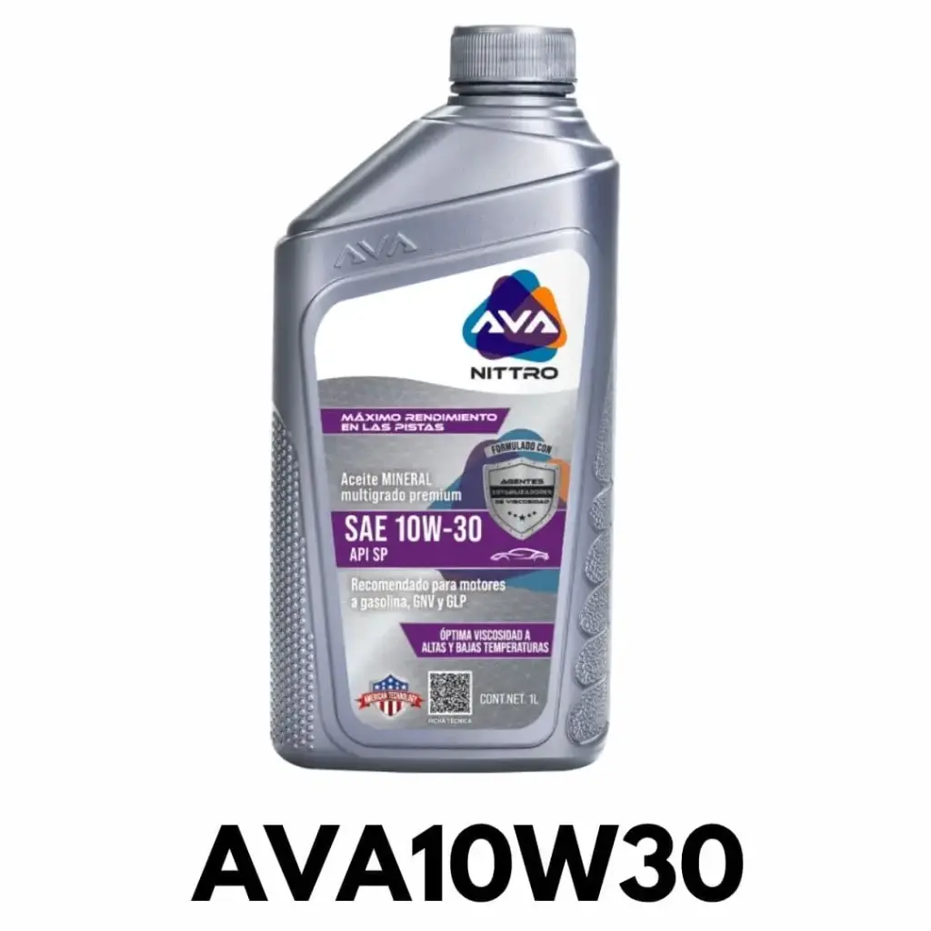 [AVA10W30] ACEITE 4T SAE 10W30 API SP 1/4 GL AVA NITTRO