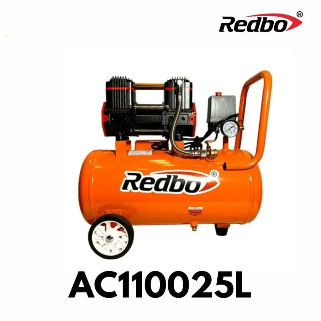 [AC110025L] COMPRESORA 25L 1.5HP FREE OIL REDBO AC110025L