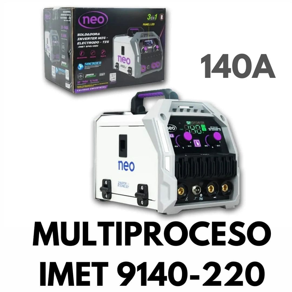 [IMET9140220] SOLDADORA MULTIFUNCION IMET9140-220 NEO 140AMP