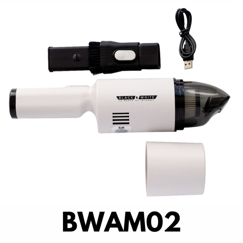 [BWAM02] ASPIRADORA DE MANO 50W 200ML BLACK&WHITE
