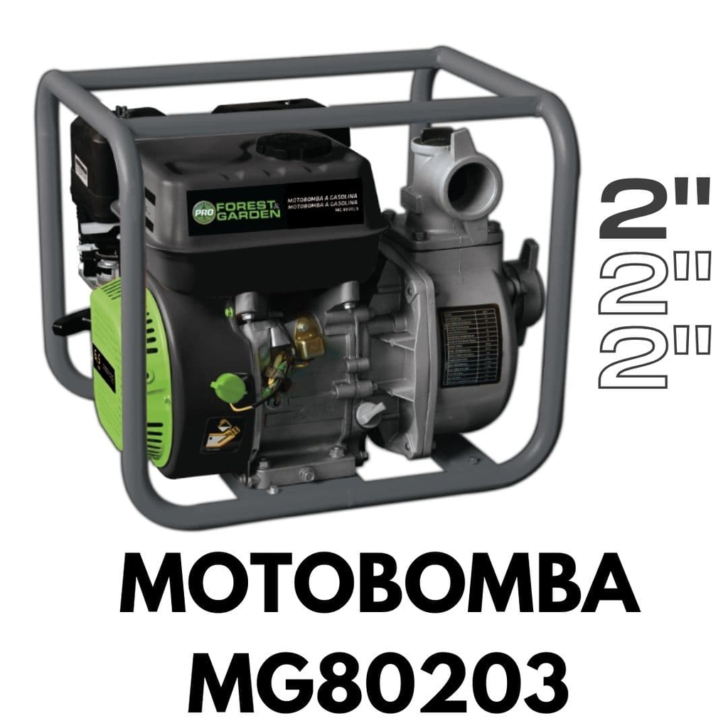 [MG80203] MOTOBOMBA AUTOCEBANTE 2" 6.5HP FOREST GARDEN