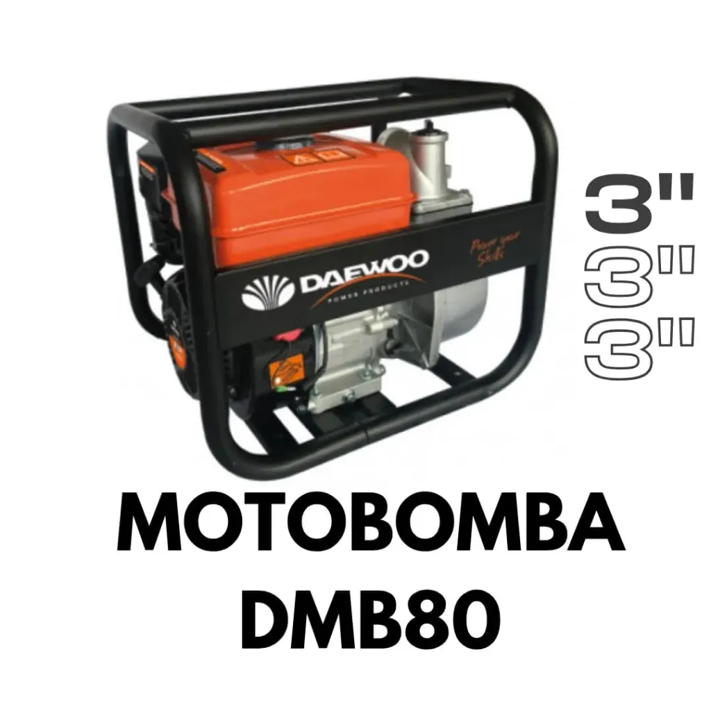 MOTOBOMBA AUTOCEBANTE 3" DAEWOO GAEH80
