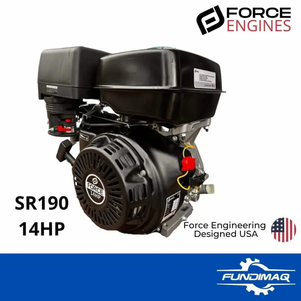 [SR190] MOTOR FORCE 14HP SR190 GASOLINE ENGINE BLACK