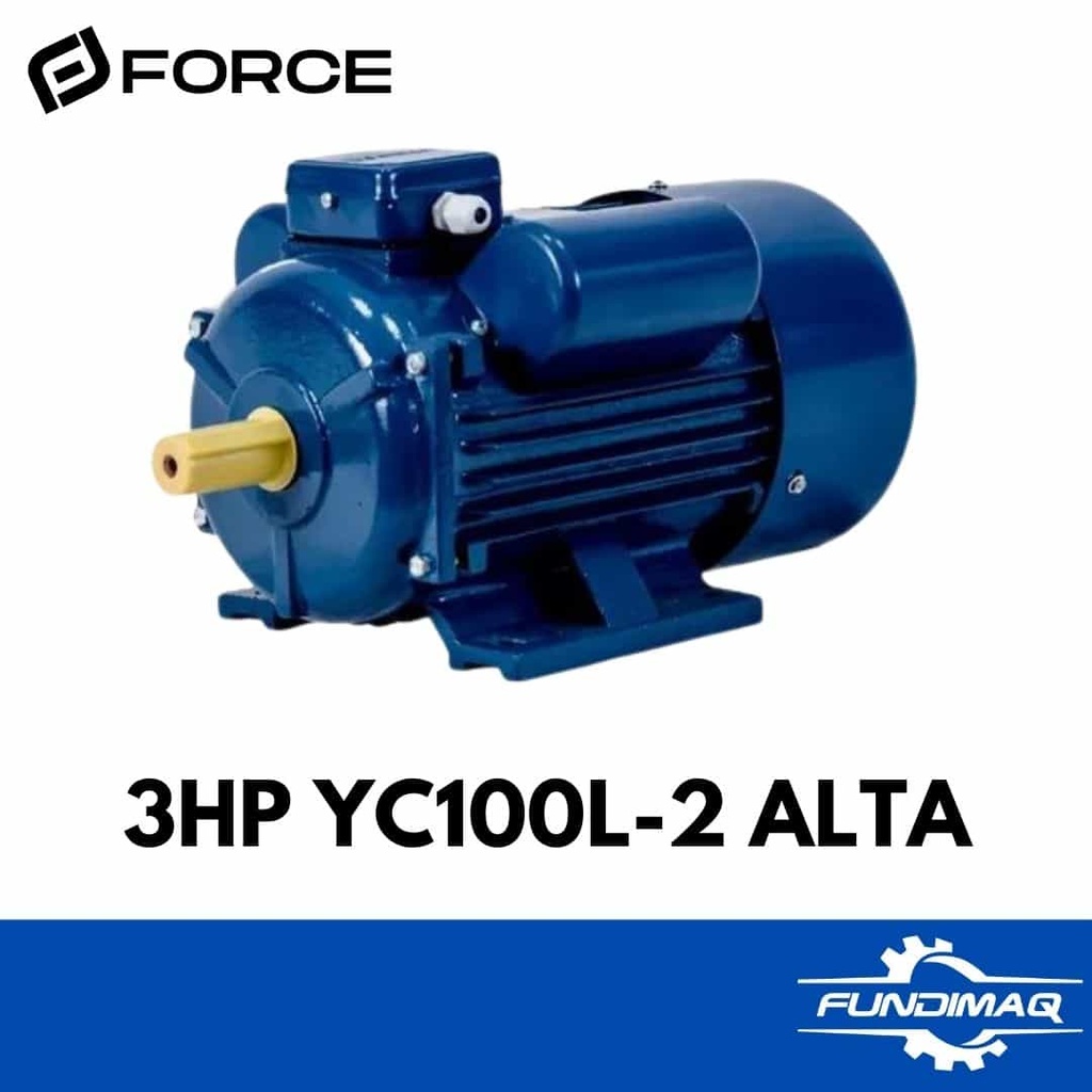 MOTOR 3HP YC100L-2 FORCE MONOFÁSICO ALTA