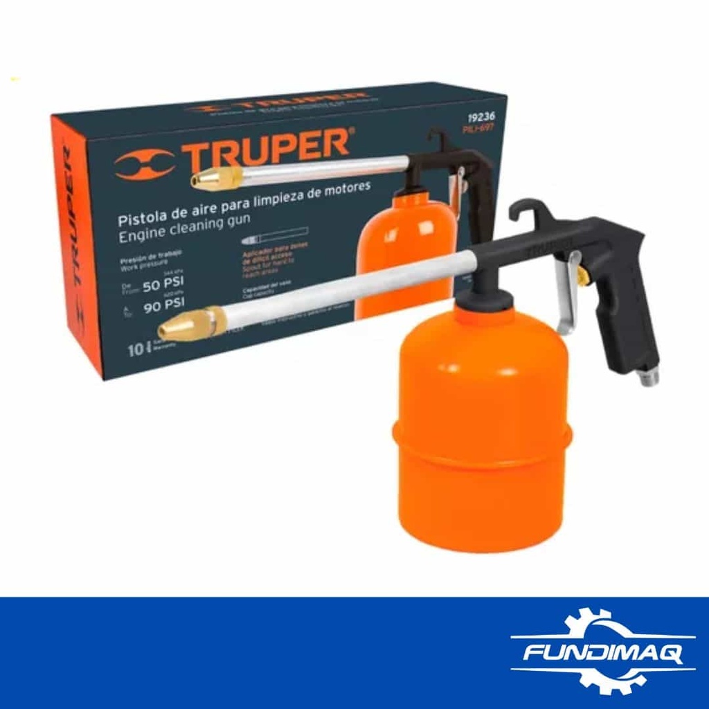 [19236] PISTOLA METALICA P/SOPLETEAR 4" TRUPER 19236