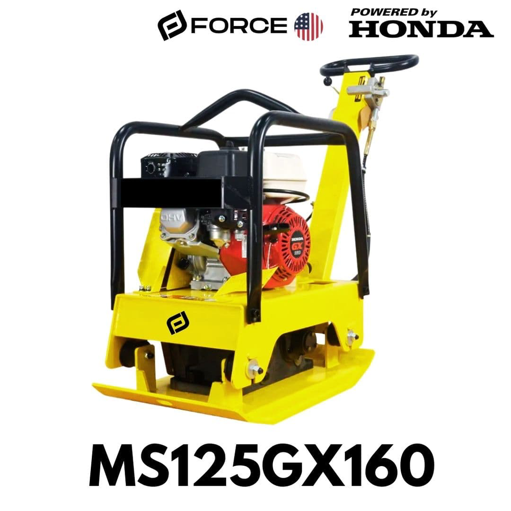 [MS125GX160] PLANCHA COMPACTADORA FORCE 25KN REVERSIBLE MOTOR HONDA GX160 MS125