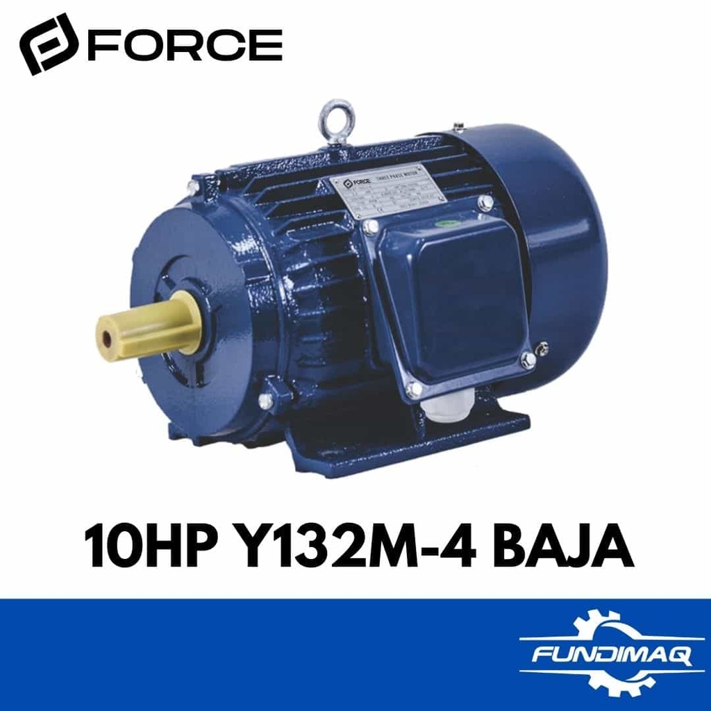 MOTOR 10HP Y132M-4 FORCE TRIFÁSICO BAJA