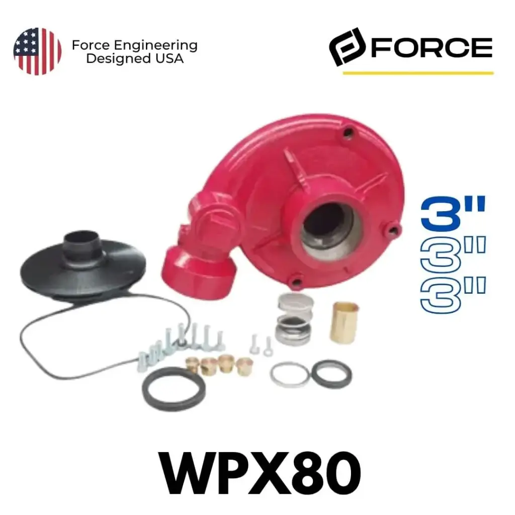 BOMBA ALTA PRESIÓN 3X3" WPX80 FORCE