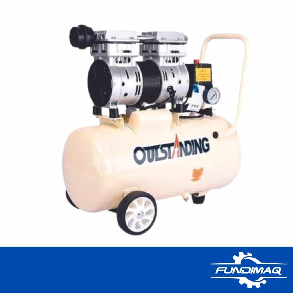 COMPRESORA 50L 2X550W FREE OIL OUTSTANDING