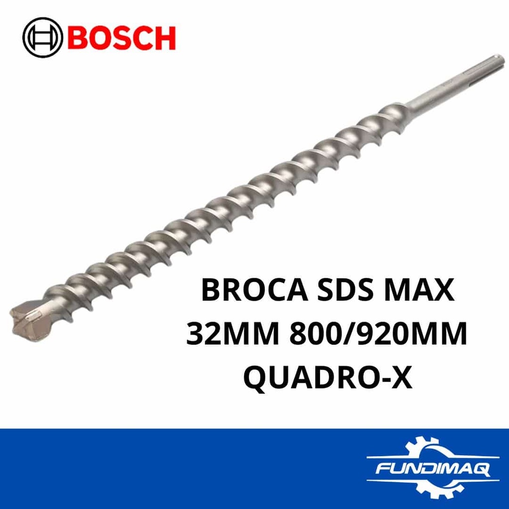 [600641] BROCA BOSCH SDS MAX 32x800X920MM QUADRO-X