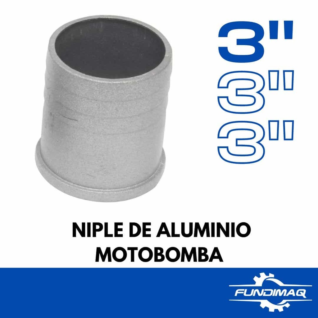 NIPLE DE ALUMINIO 3"