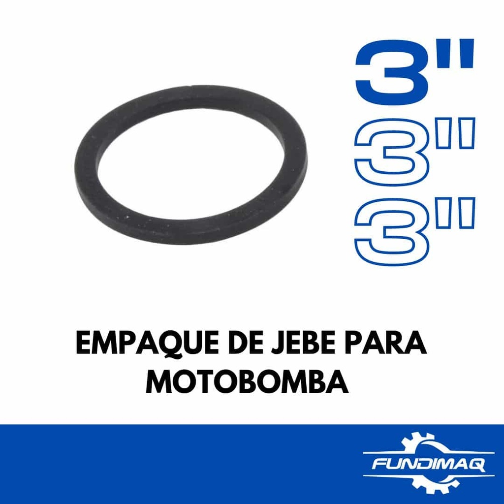 EMPAQUE DE JEBE 3"
